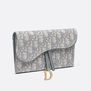 DIOR Grey Wallet On Chain